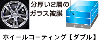 ホイールコーティング【ダブル】